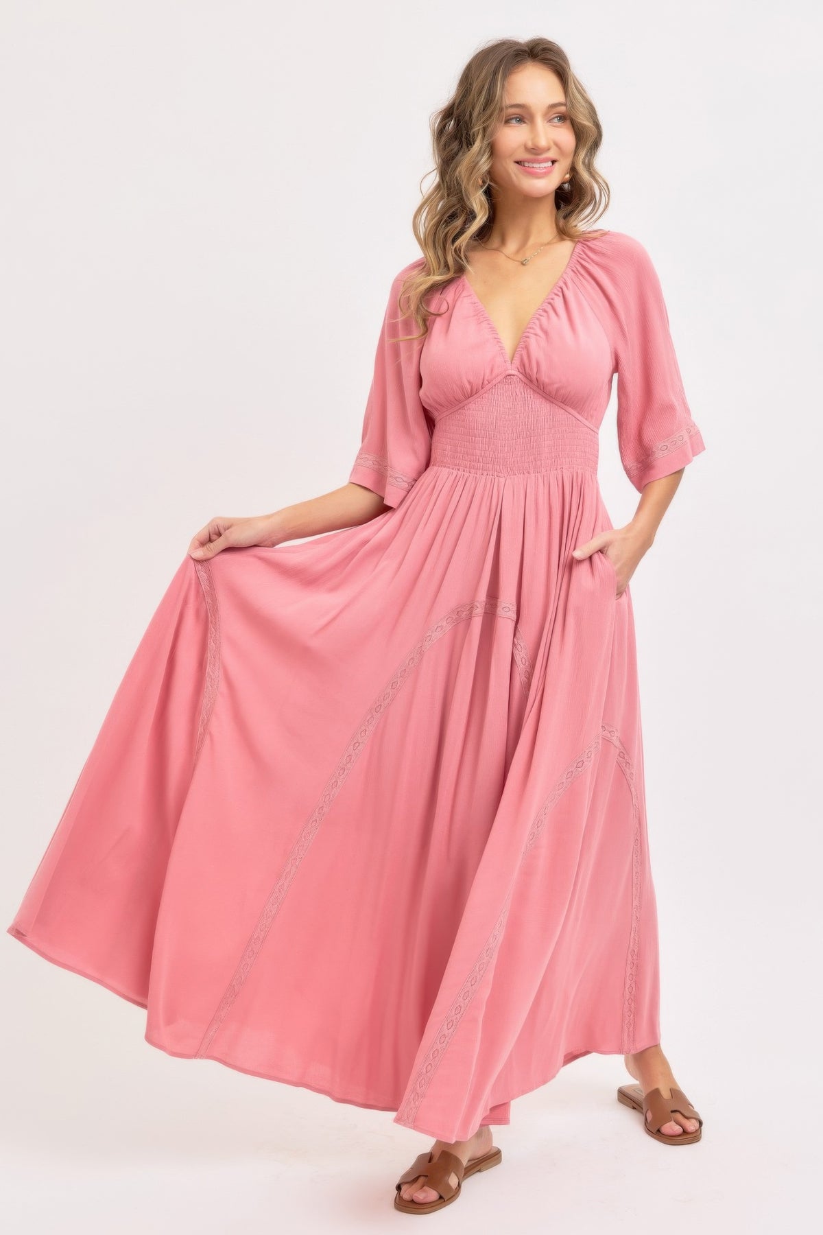 Romantic Flowy Maxi Dress