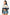 Colorblock Crop Jacket - Blue