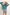 Color Block Sweater With Cut Out - Forrest Green