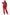 Sequin Collared Two Piece Set - Red