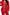 Sequin Collared Two Piece Set - Red