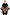 Chevron Trim Poncho With Faux Fur Collar - Black