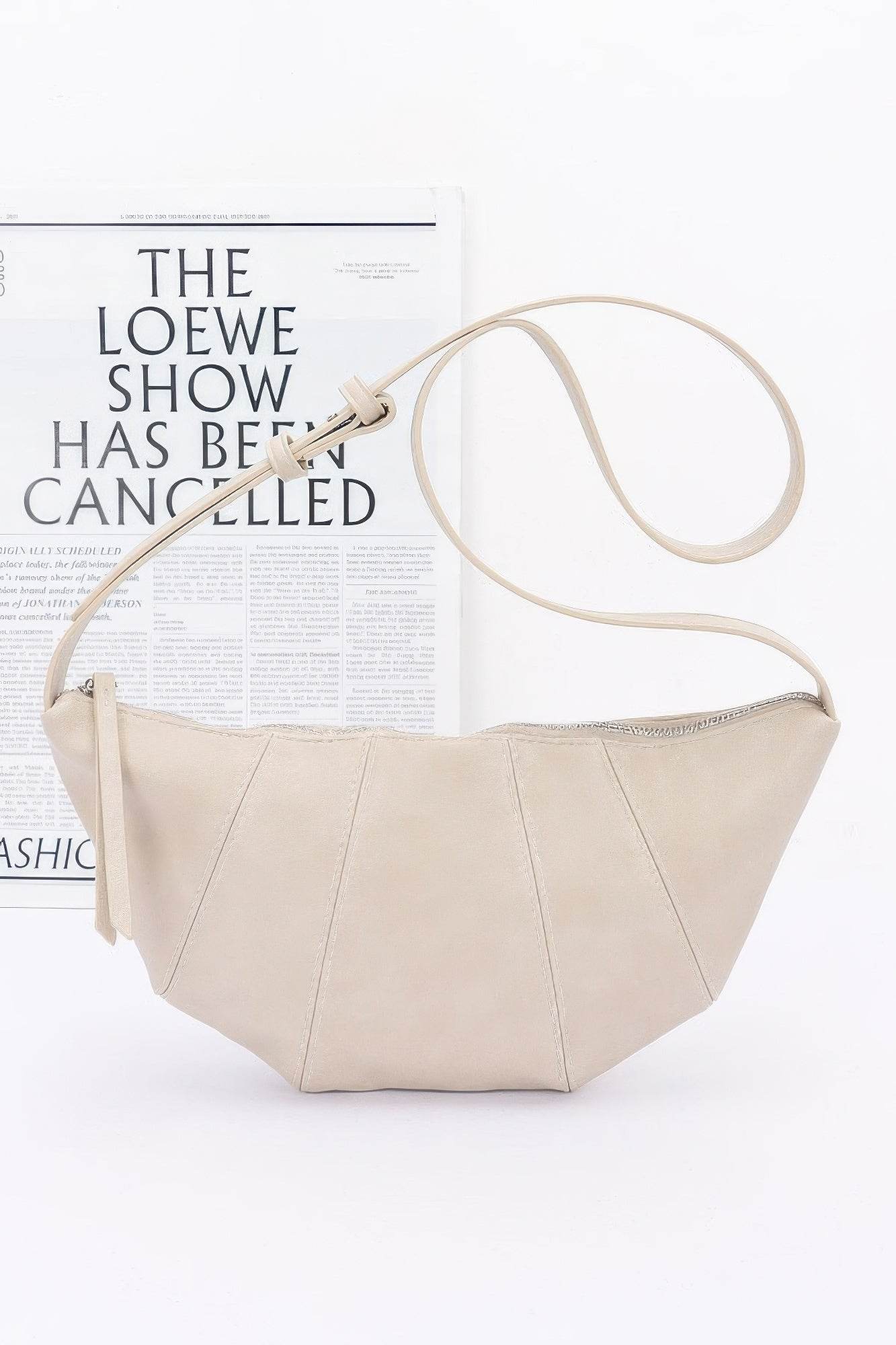 Faux Leather Croissant Bag - DaTrendStore.Com