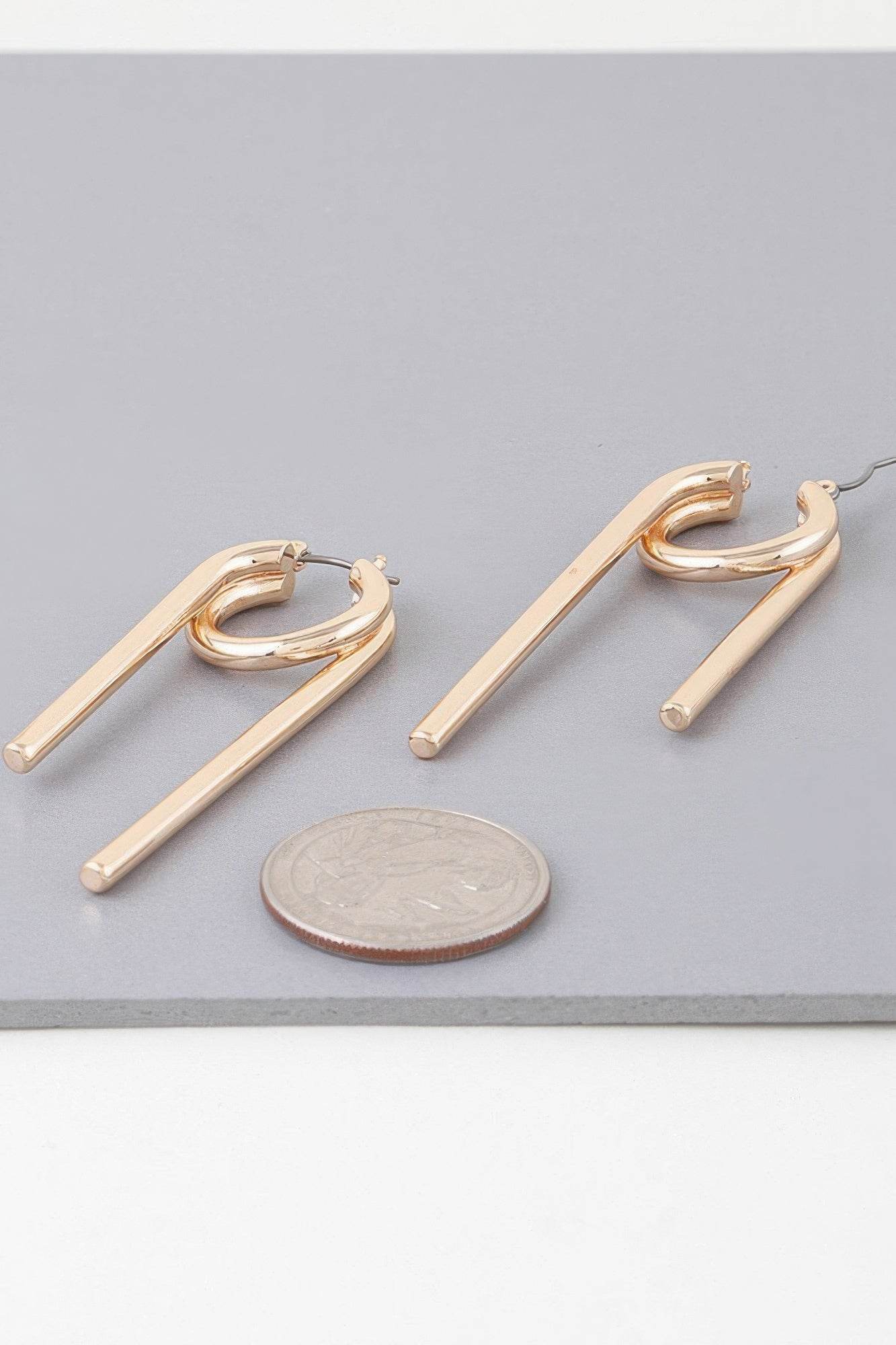 Multi Shiny Modern Drop Earrings - DaTrendStore.Com