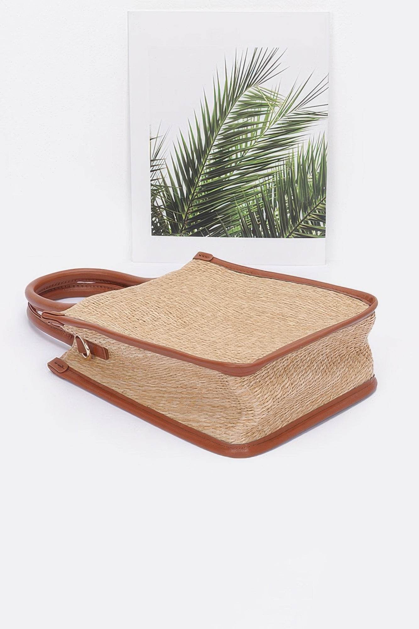 Faux Straw Tote Bag - DaTrendStore.Com