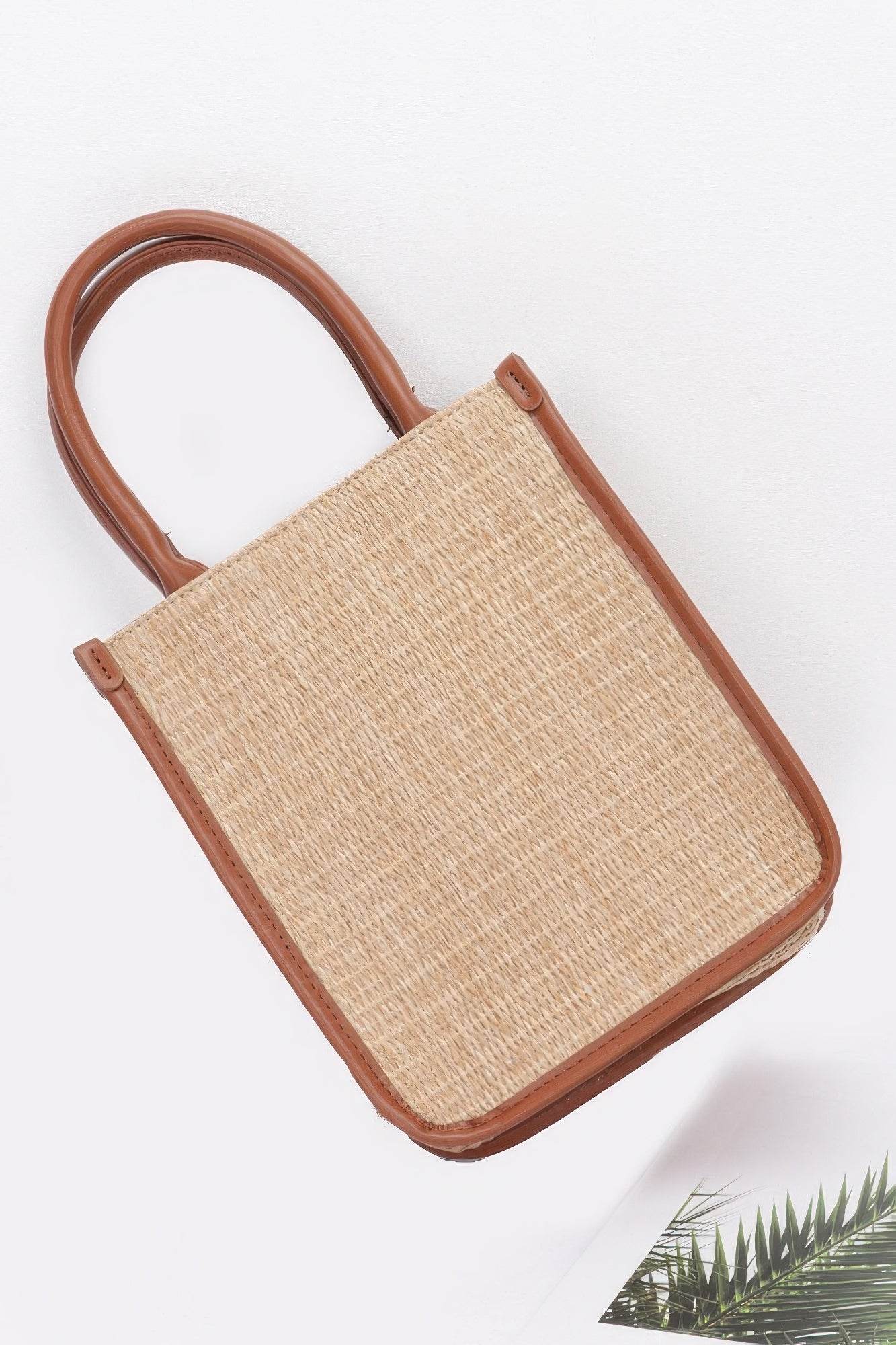 Faux Straw Tote Bag - DaTrendStore.Com