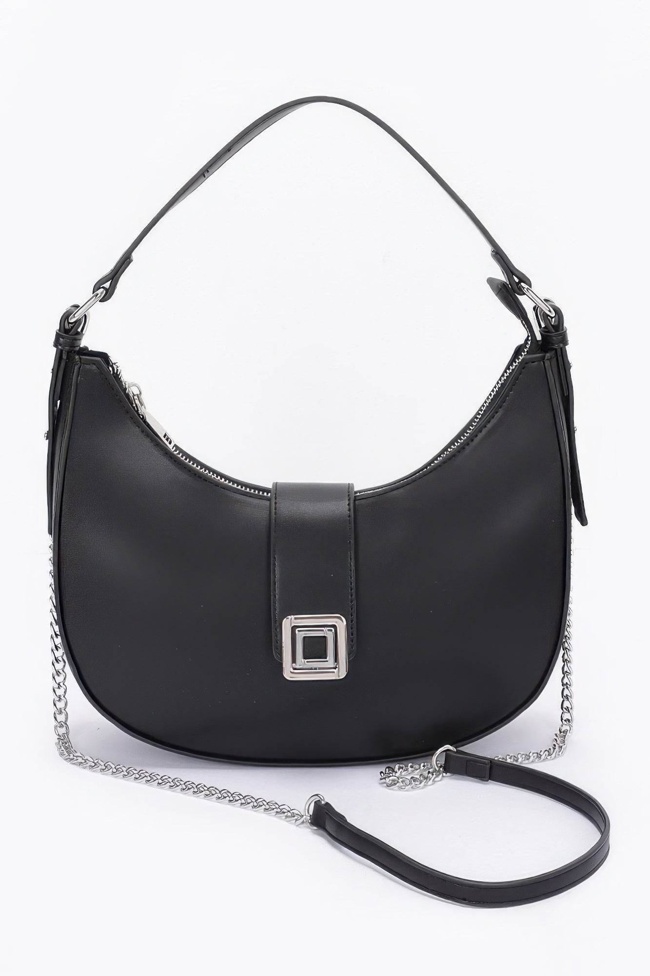 Faux Leather Hobo Bag - DaTrendStore.Com