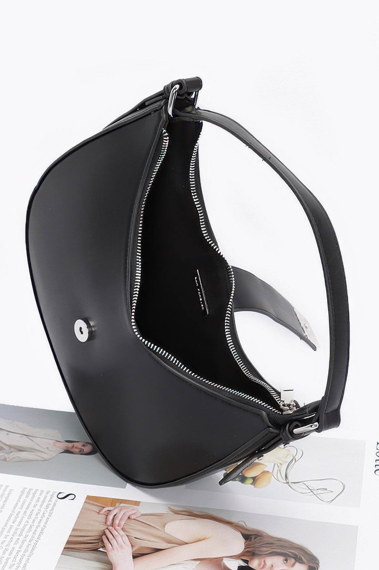 Faux Leather Hobo Bag - DaTrendStore.Com