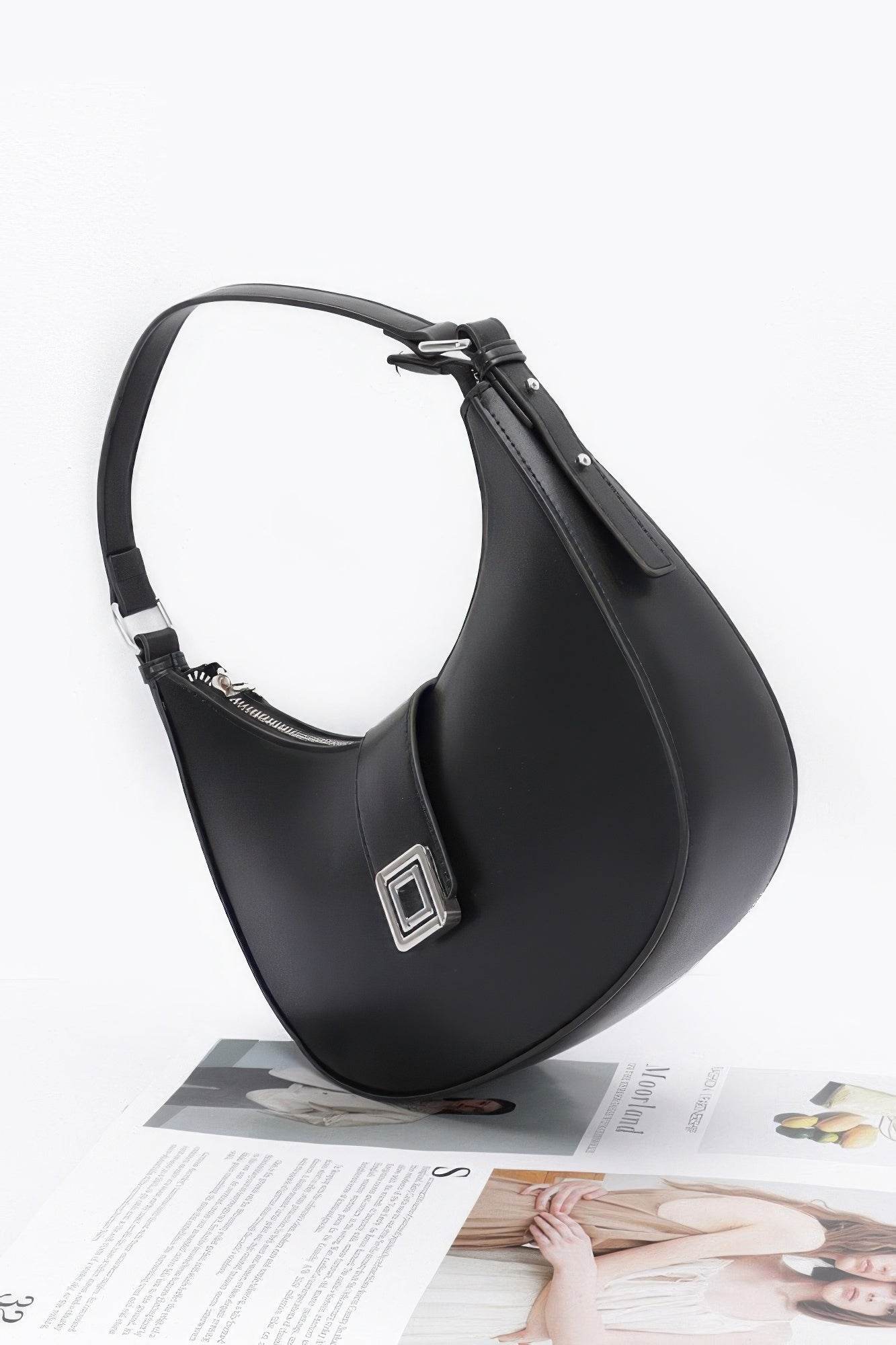 Faux Leather Hobo Bag - DaTrendStore.Com