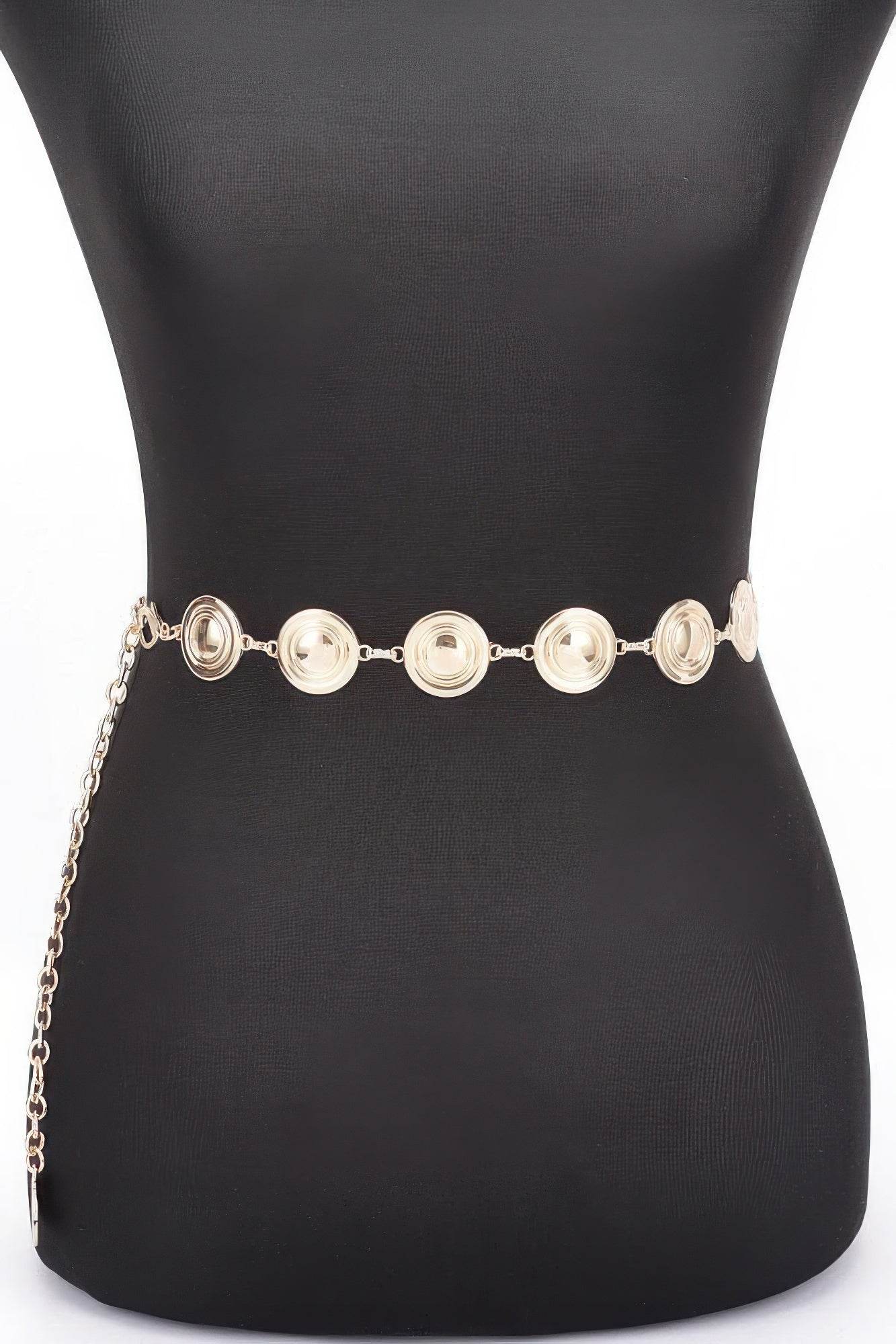 Round Metal Chain Belt - DaTrendStore.Com