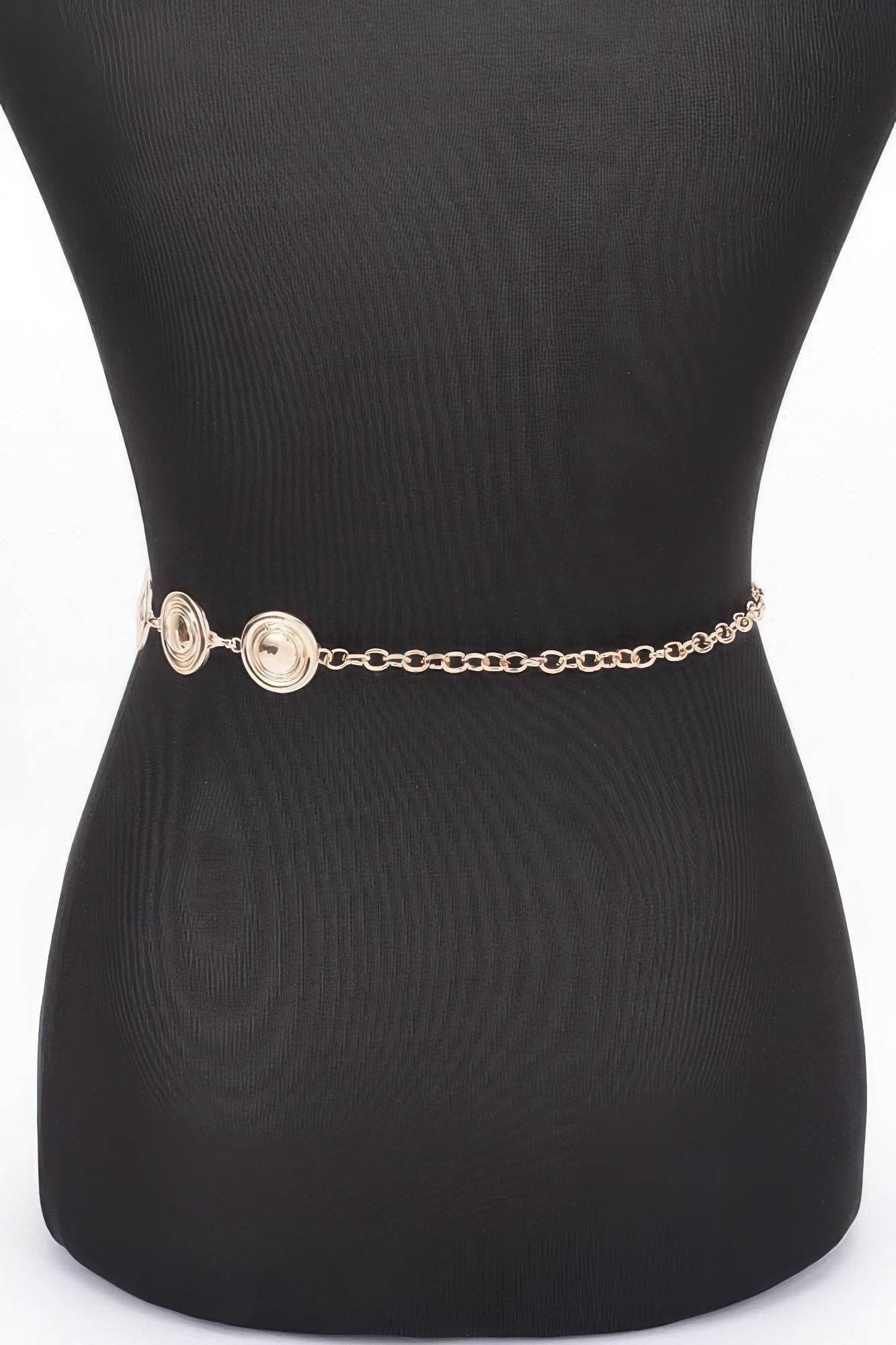 Round Metal Chain Belt - DaTrendStore.Com