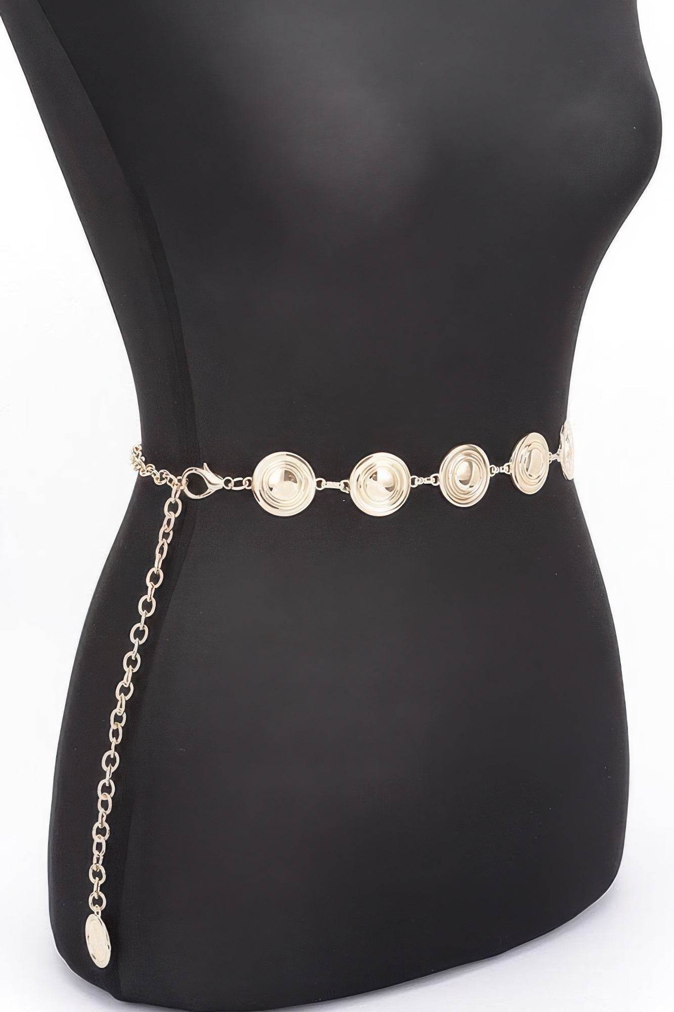 Round Metal Chain Belt - DaTrendStore.Com