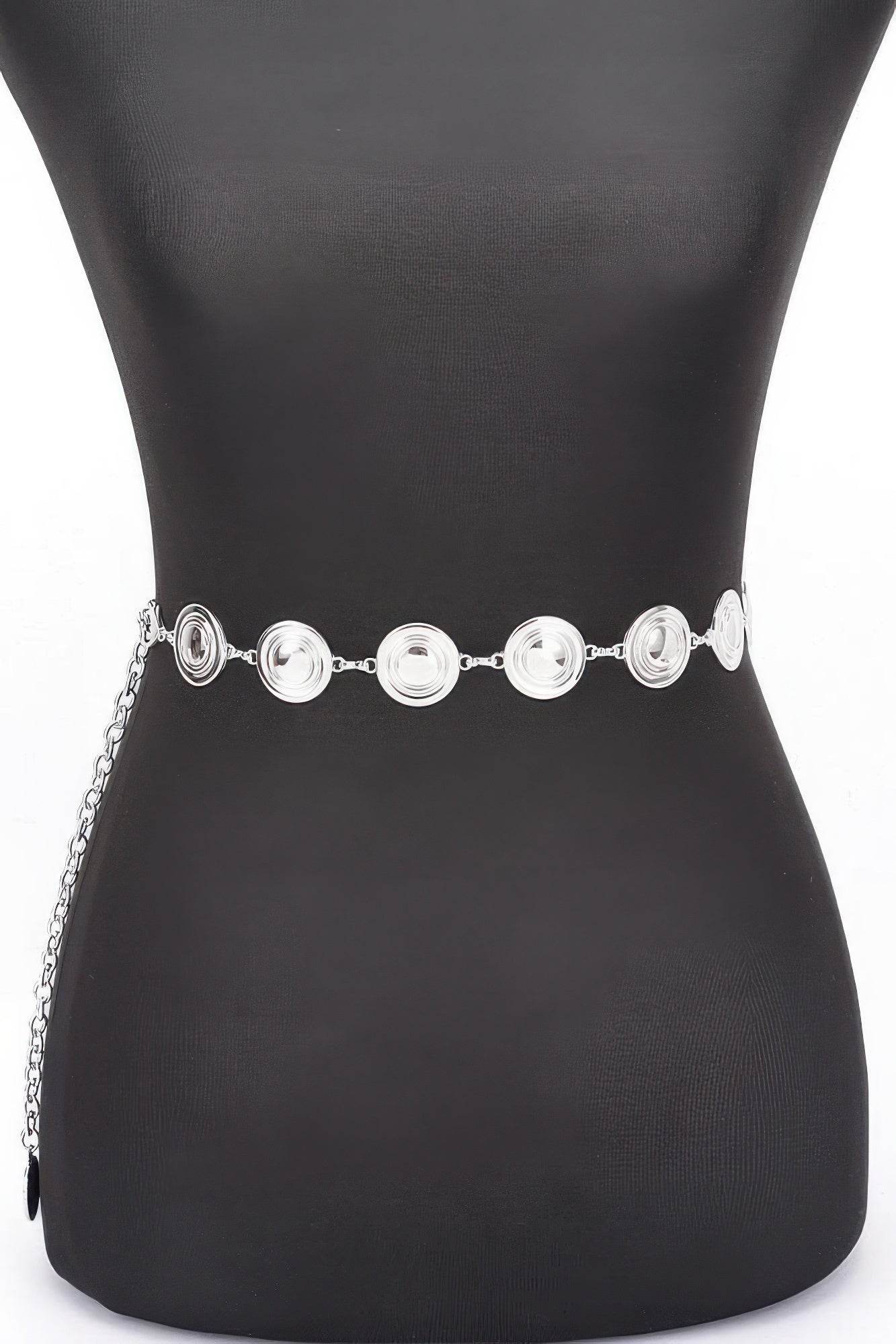 Round Metal Chain Belt - DaTrendStore.Com