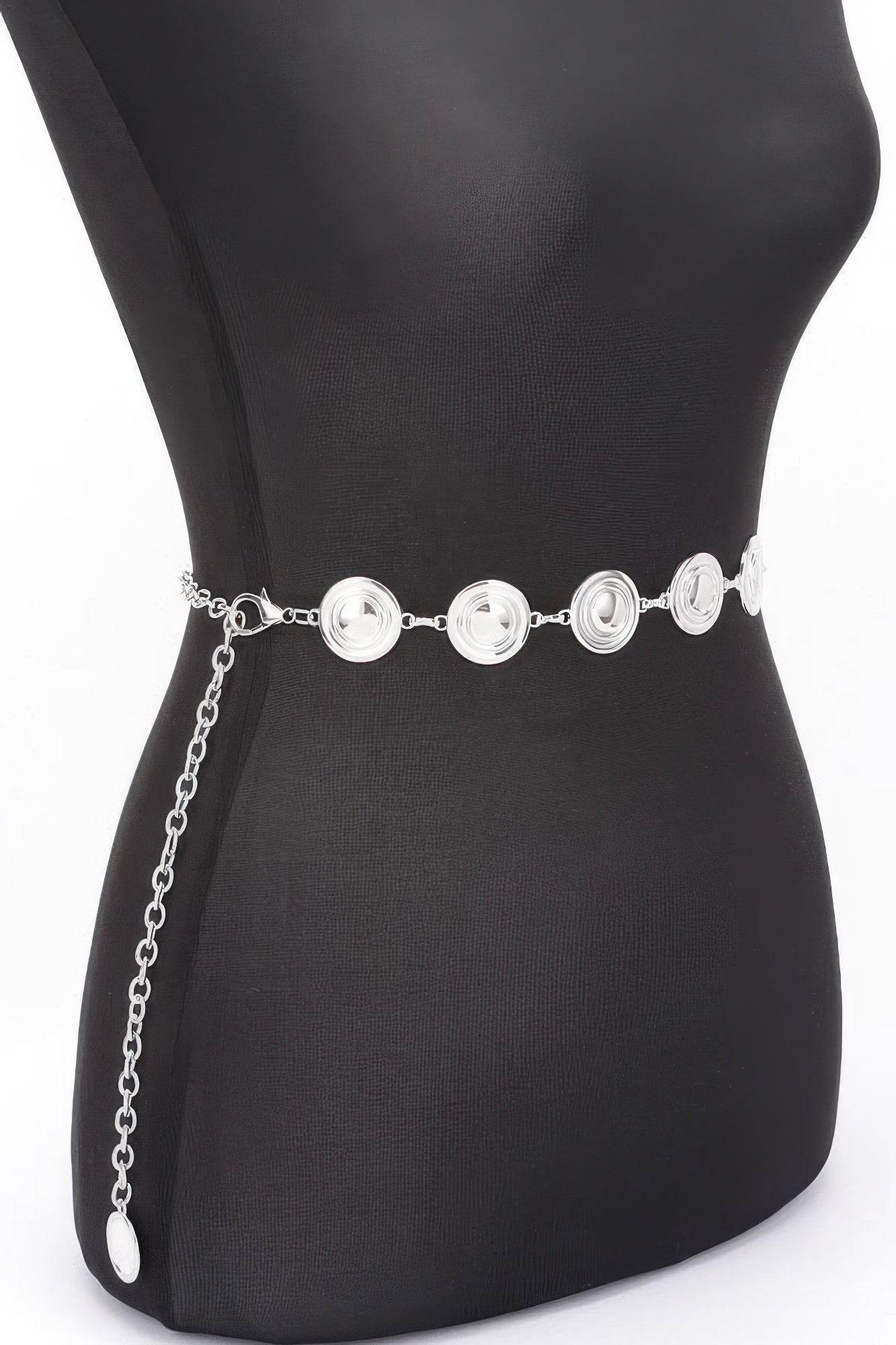 Round Metal Chain Belt - DaTrendStore.Com