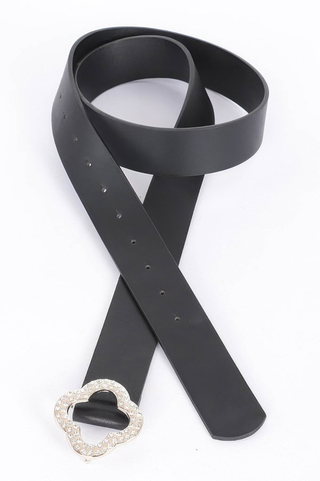 Faux Leather Metal Buckle Plus Belt - DaTrendStore.Com