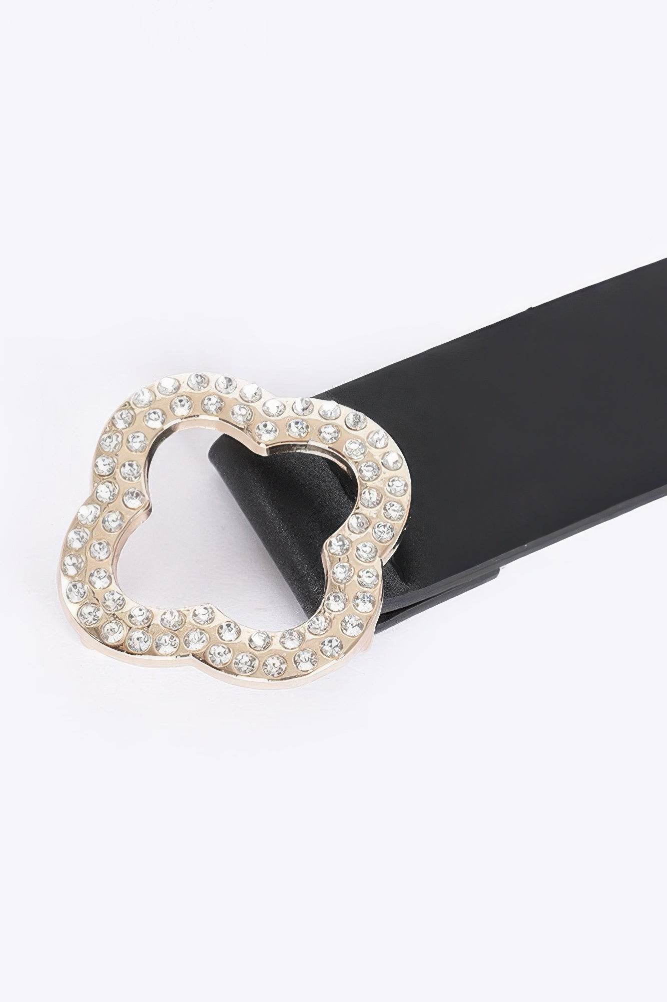 Faux Leather Metal Buckle Plus Belt - DaTrendStore.Com