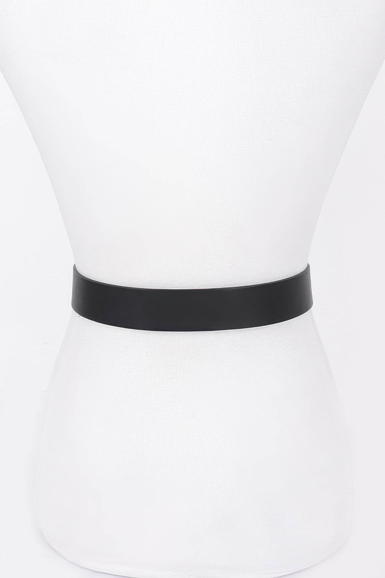 Faux Leather Metal Buckle Plus Belt - DaTrendStore.Com