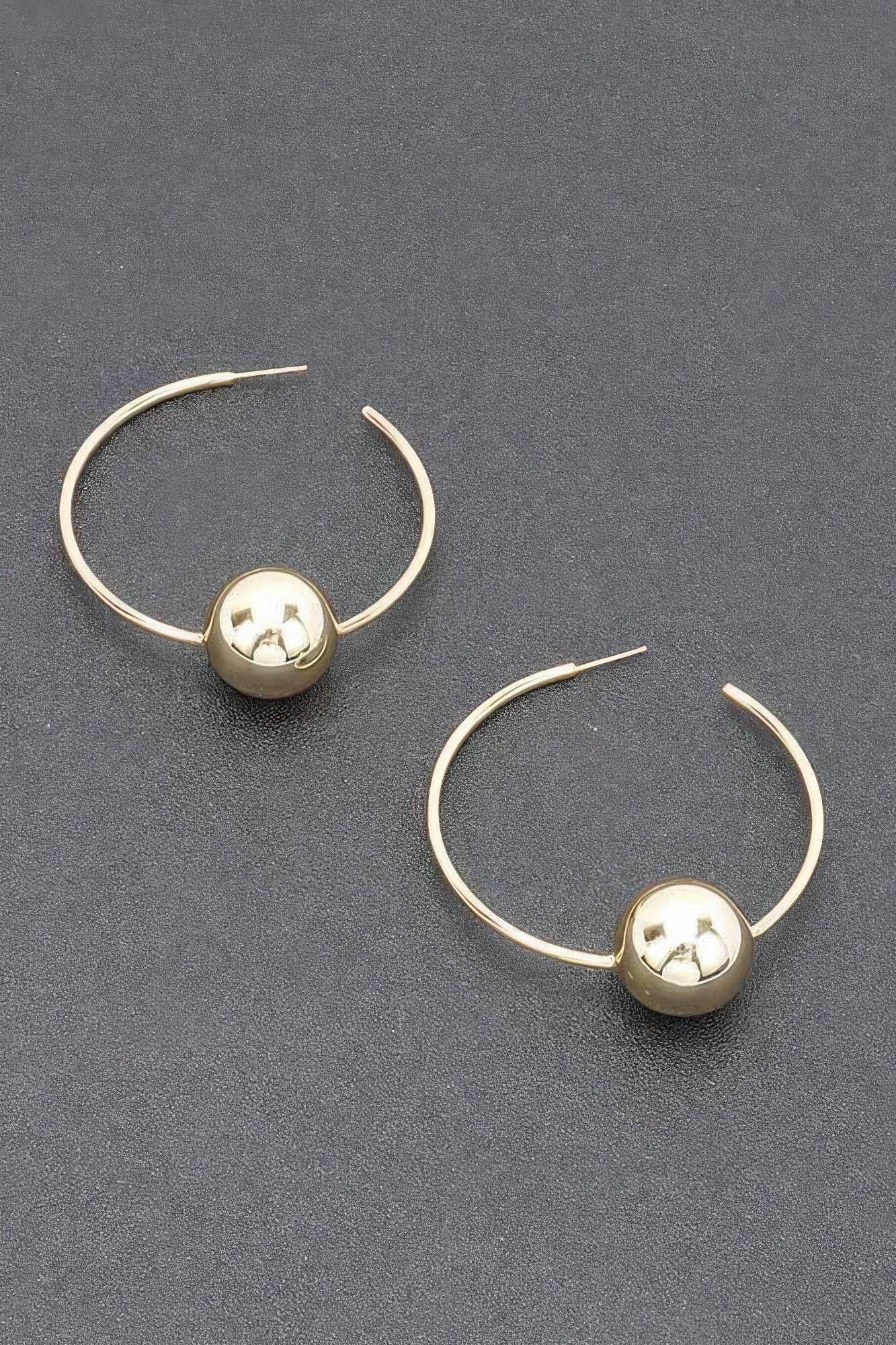 Gold Plated Metal Earring - DaTrendStore.Com