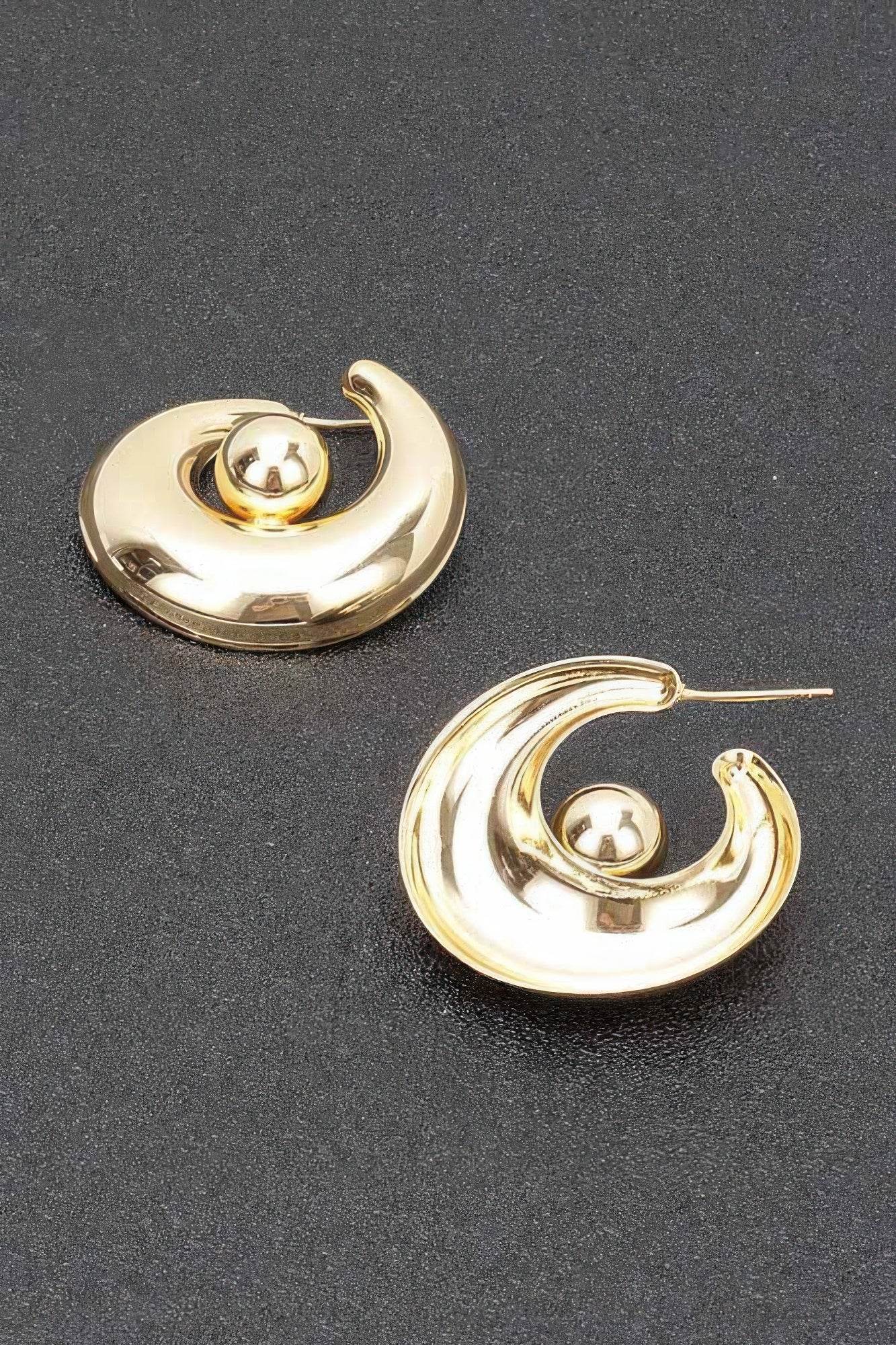 Gold Plated Metal Earring - DaTrendStore.Com