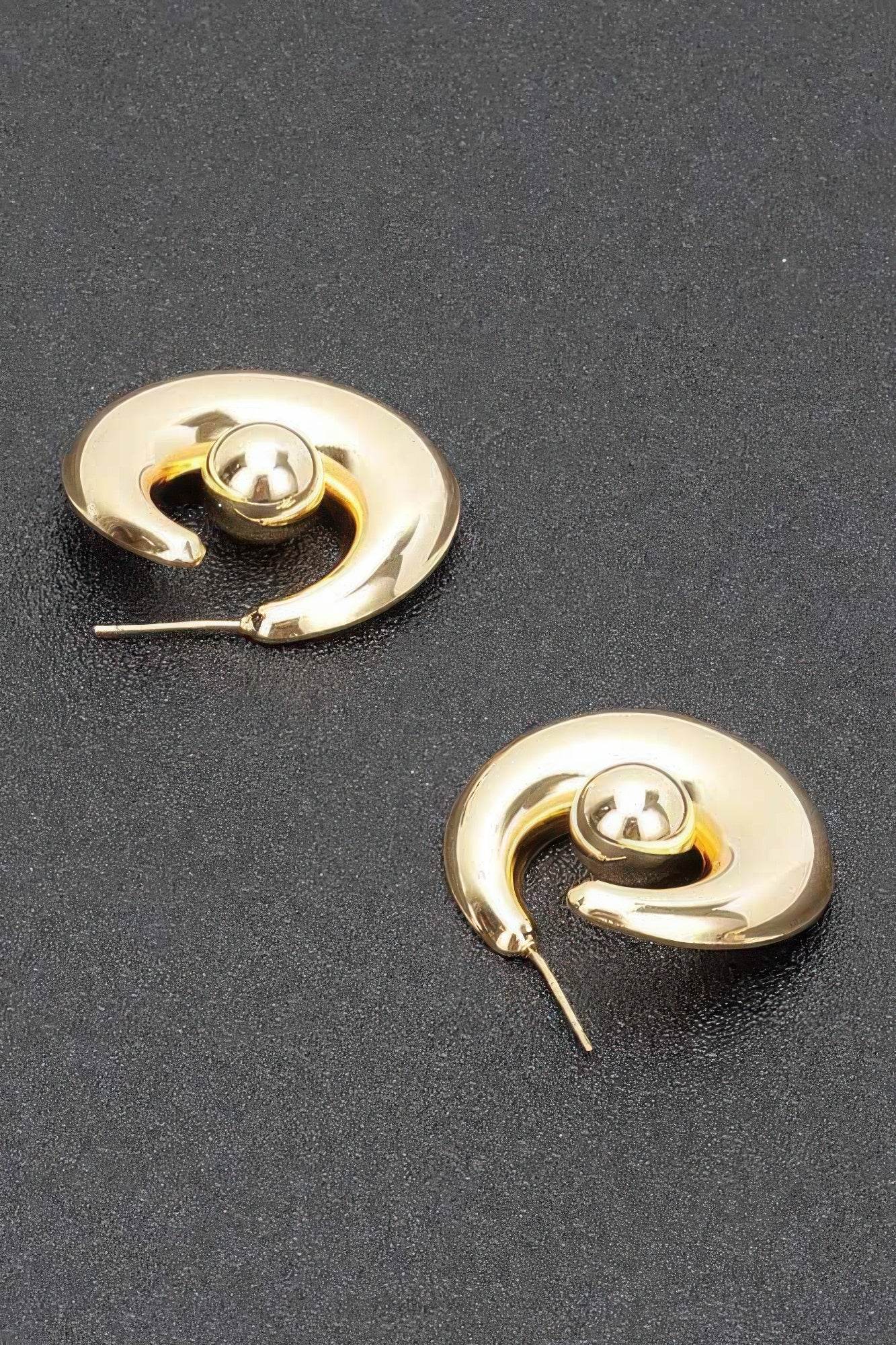 Gold Plated Metal Earring - DaTrendStore.Com