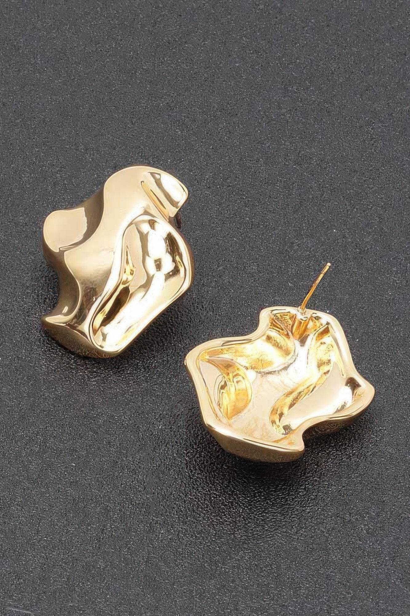 Gold Plated Metal Earring - DaTrendStore.Com