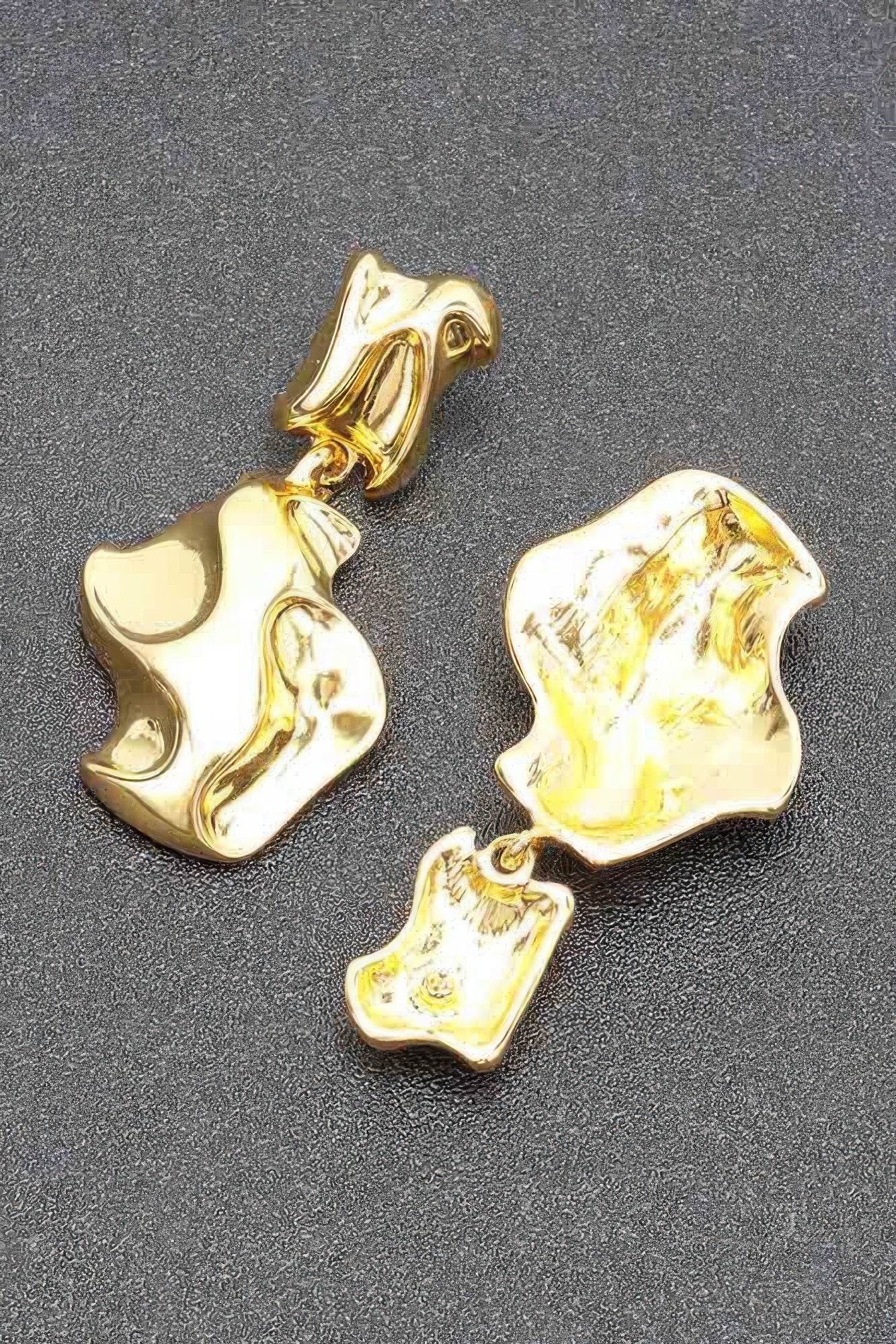 Gold Plated Metal Earring - DaTrendStore.Com