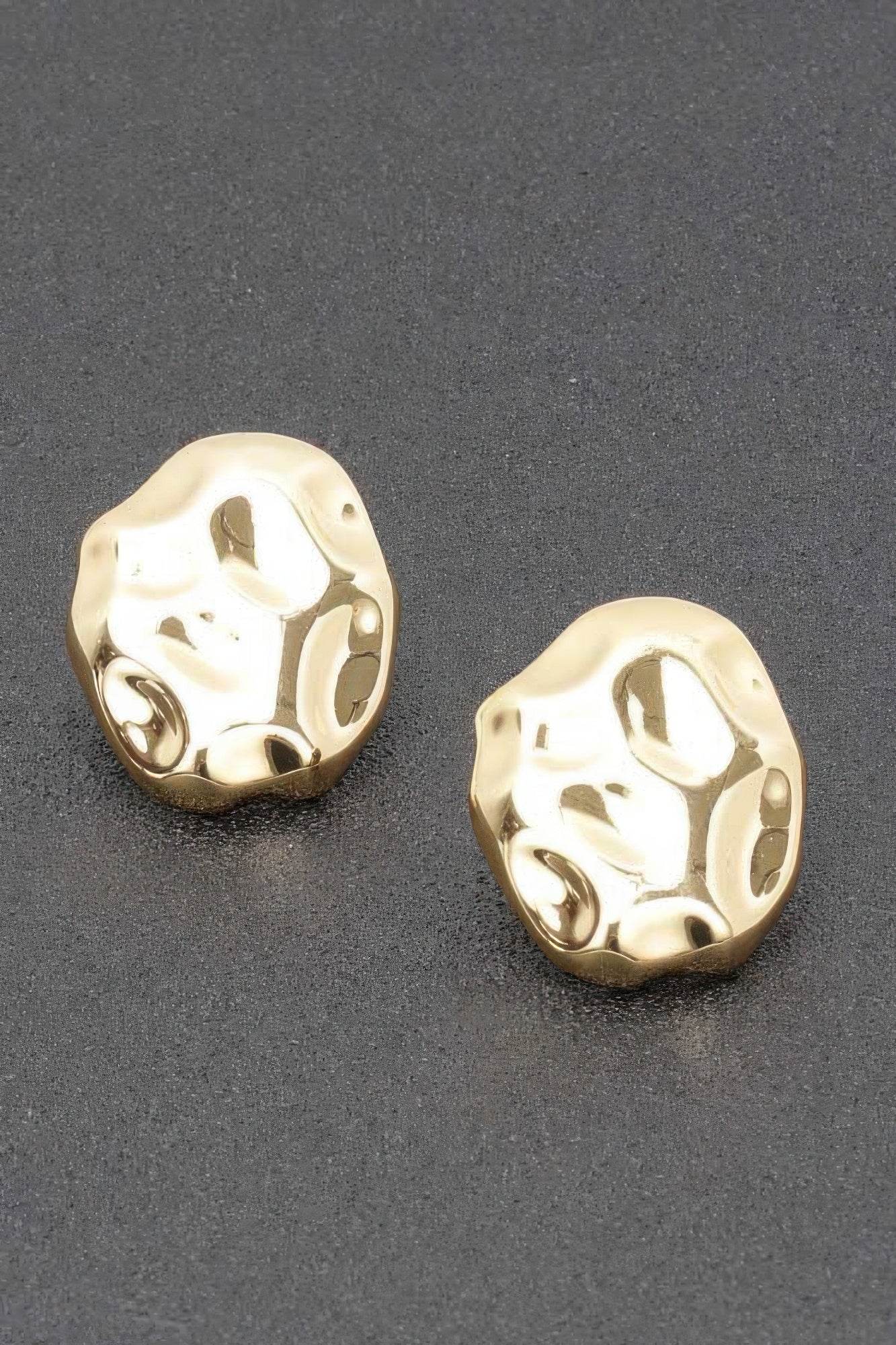 Gold Plated Metal Earring - DaTrendStore.Com