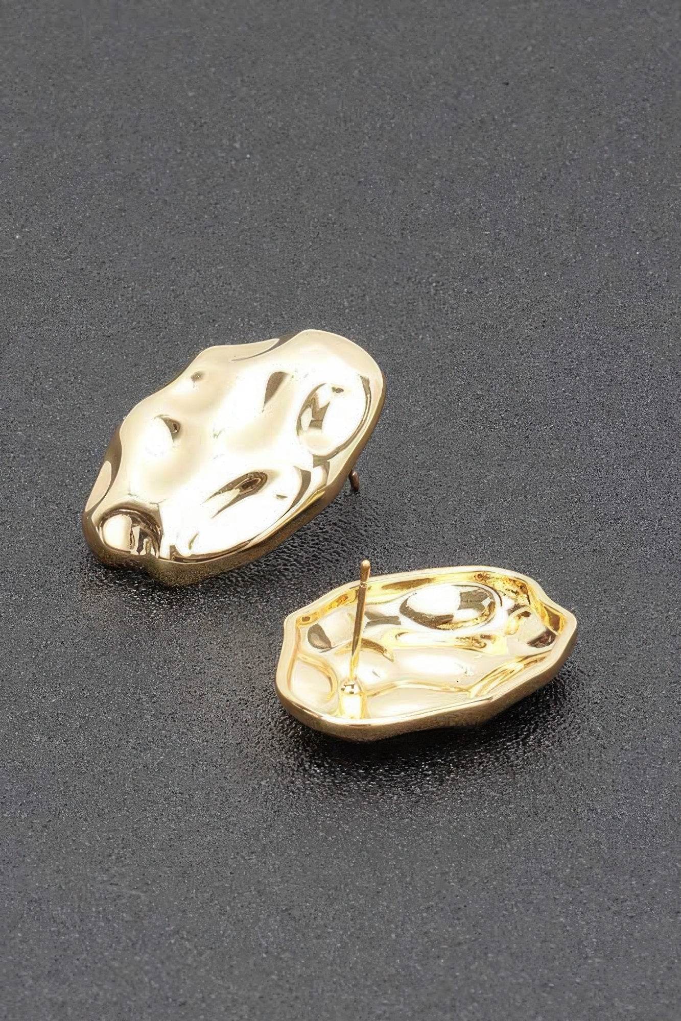 Gold Plated Metal Earring - DaTrendStore.Com