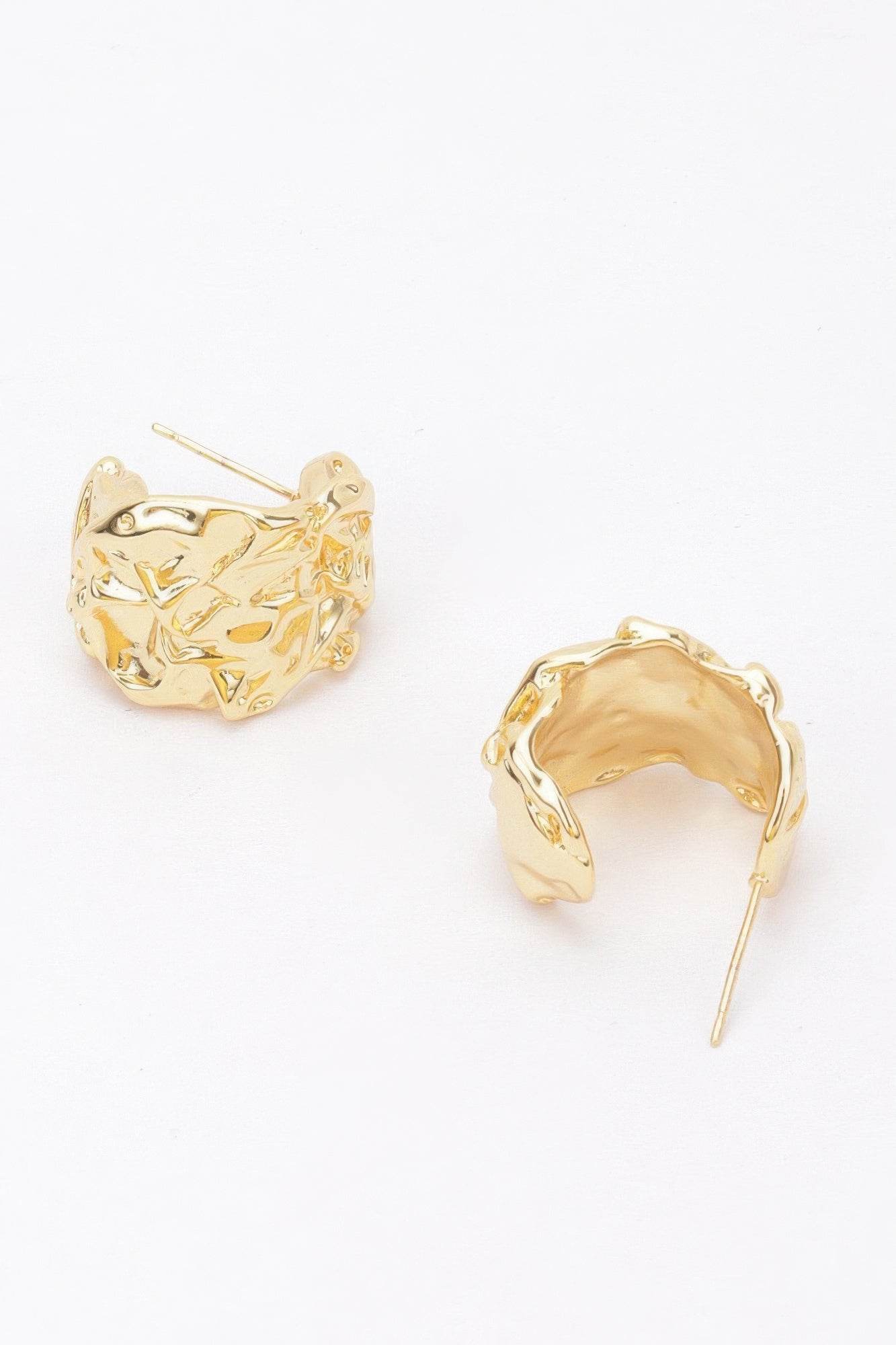 Gold Plated Metal Earring - DaTrendStore.Com