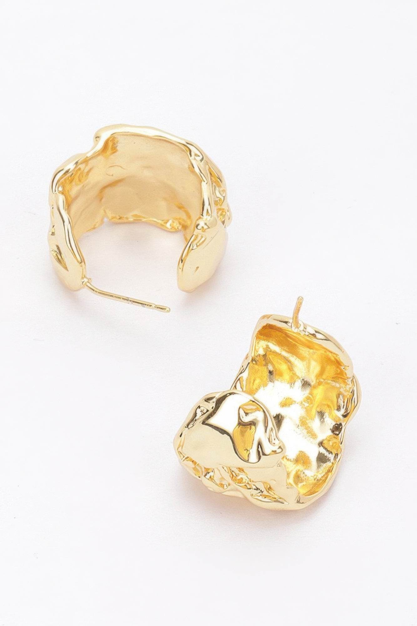 Gold Plated Metal Earring - DaTrendStore.Com