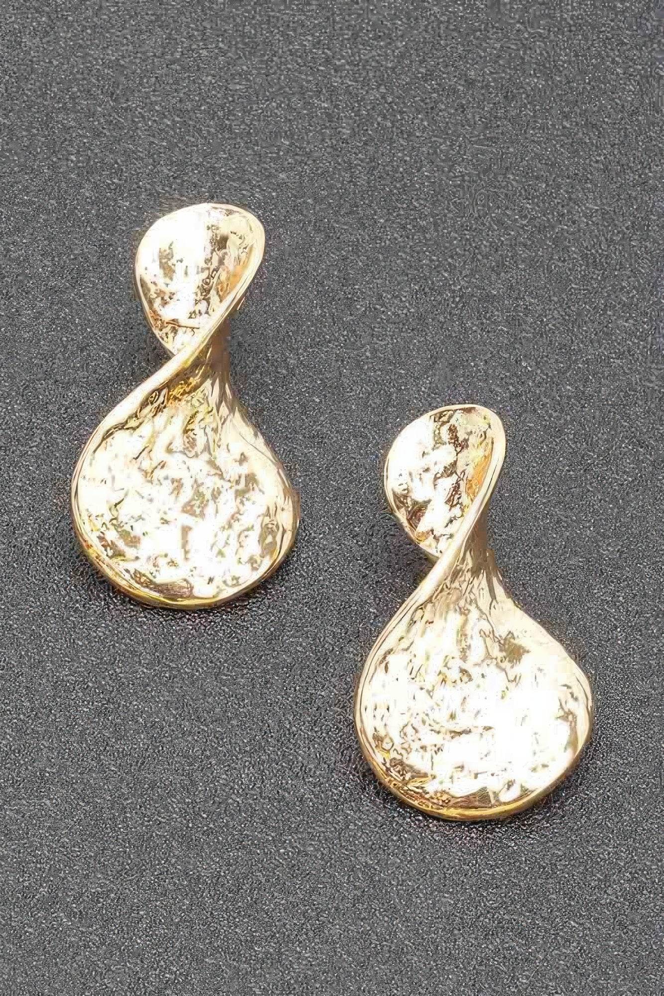 Gold Plated Metal Earring - DaTrendStore.Com