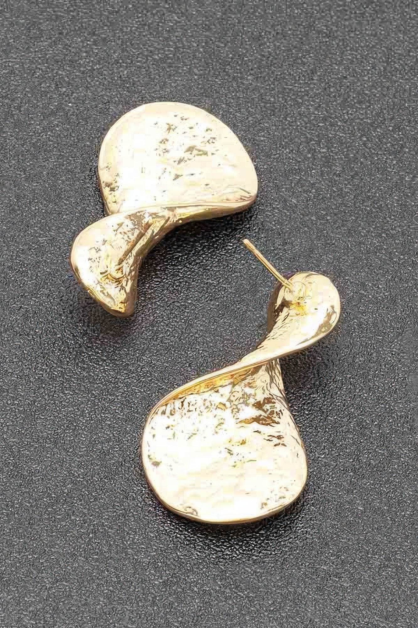 Gold Plated Metal Earring - DaTrendStore.Com