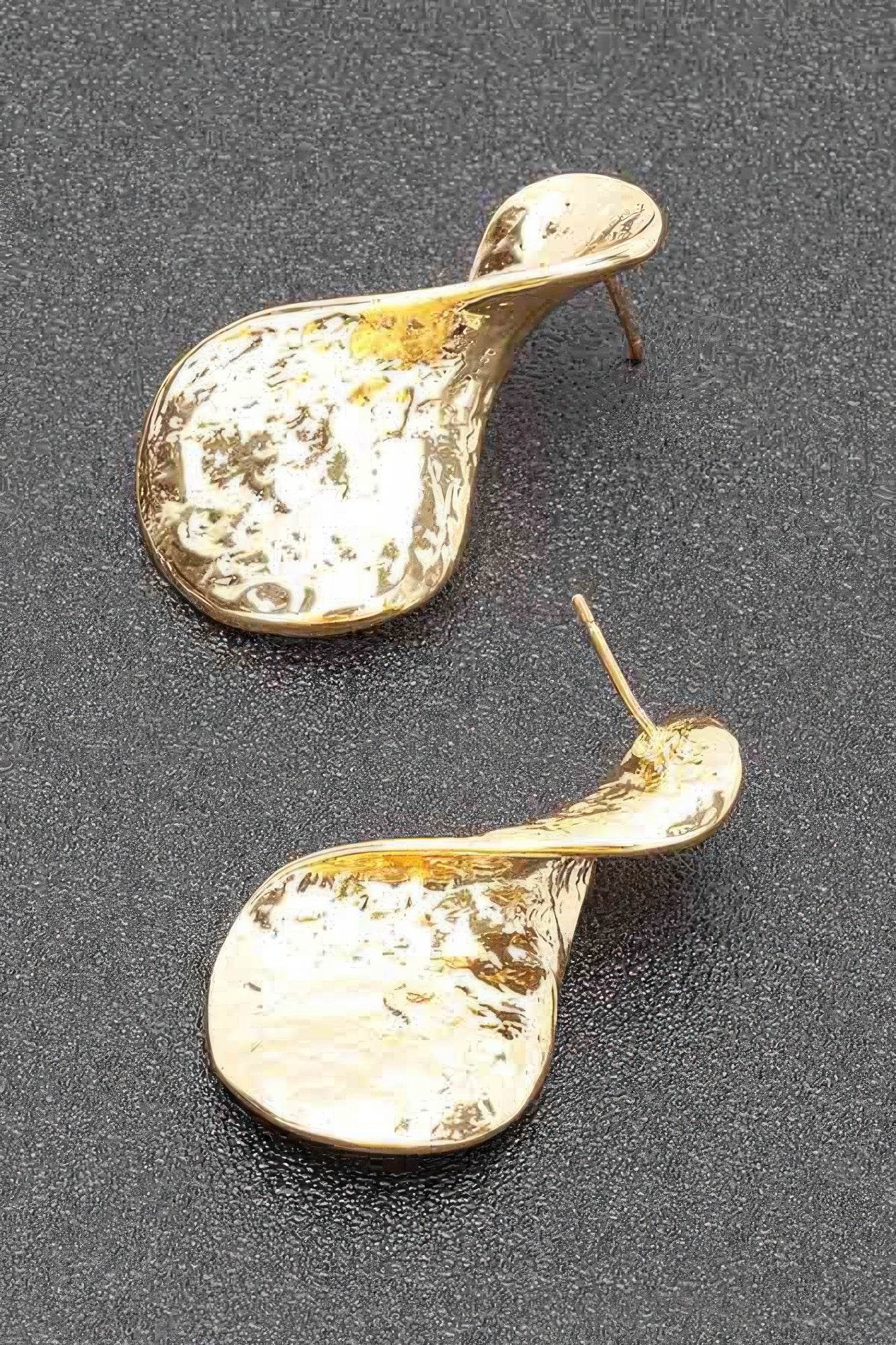 Gold Plated Metal Earring - DaTrendStore.Com