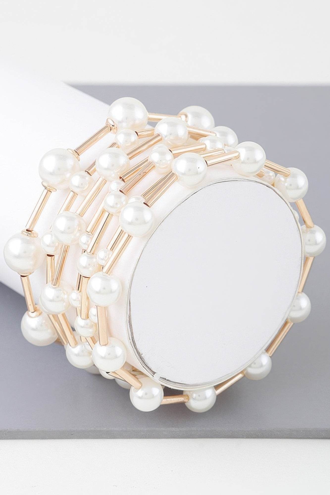 Multi Pearl Wire Bracelet - DaTrendStore.Com