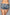 Blue Distressed Side Cutout Denim Shorts