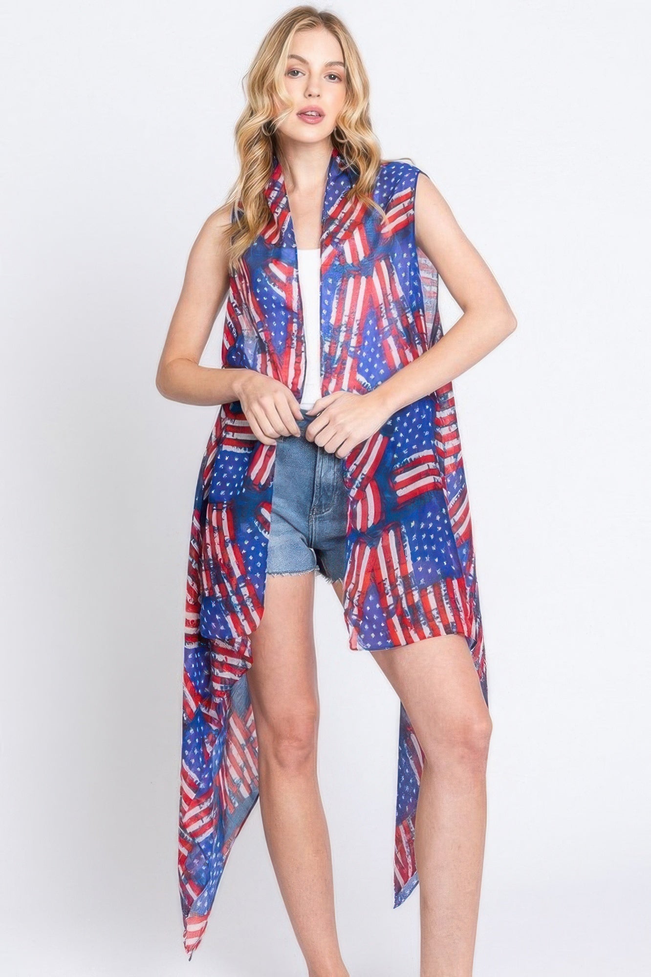 Stars & Stripes American Flag Vest