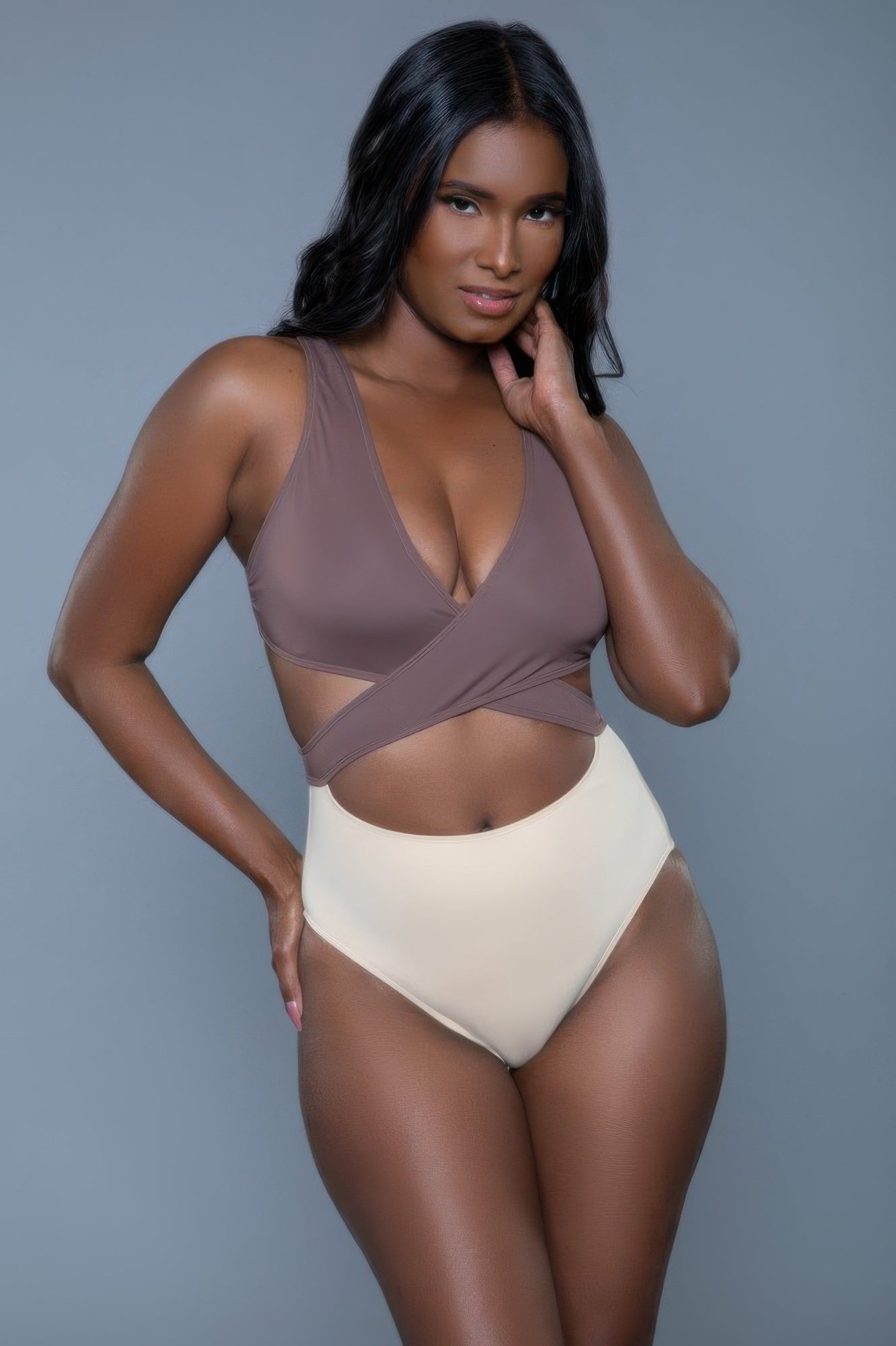 Mia Color Block One-Piece Swimsuit