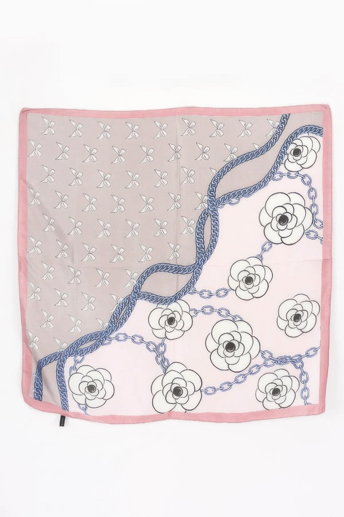 Camellia Flower Print Bandana