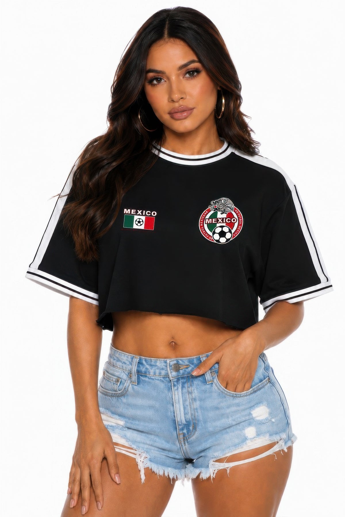 Short Sleeve Cotton Mexico Print Shirt - Style 3