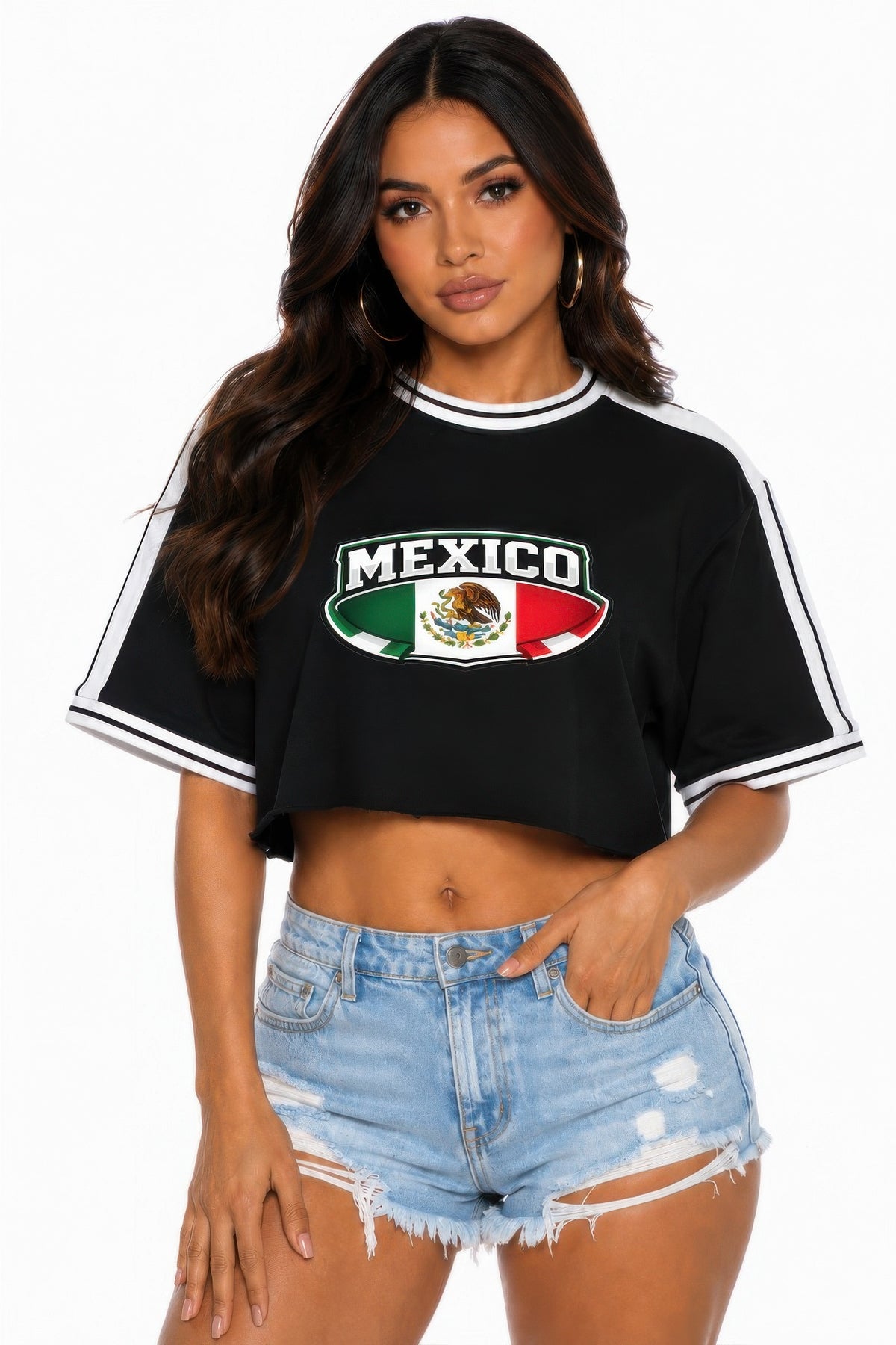 Short Sleeve Cotton Mexico Print Shirt - Style 4