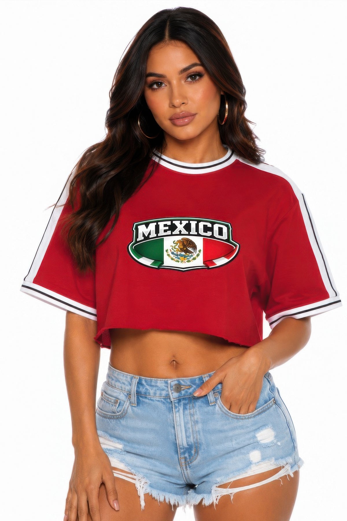 Short Sleeve Cotton Mexico Print Shirt - Style 4
