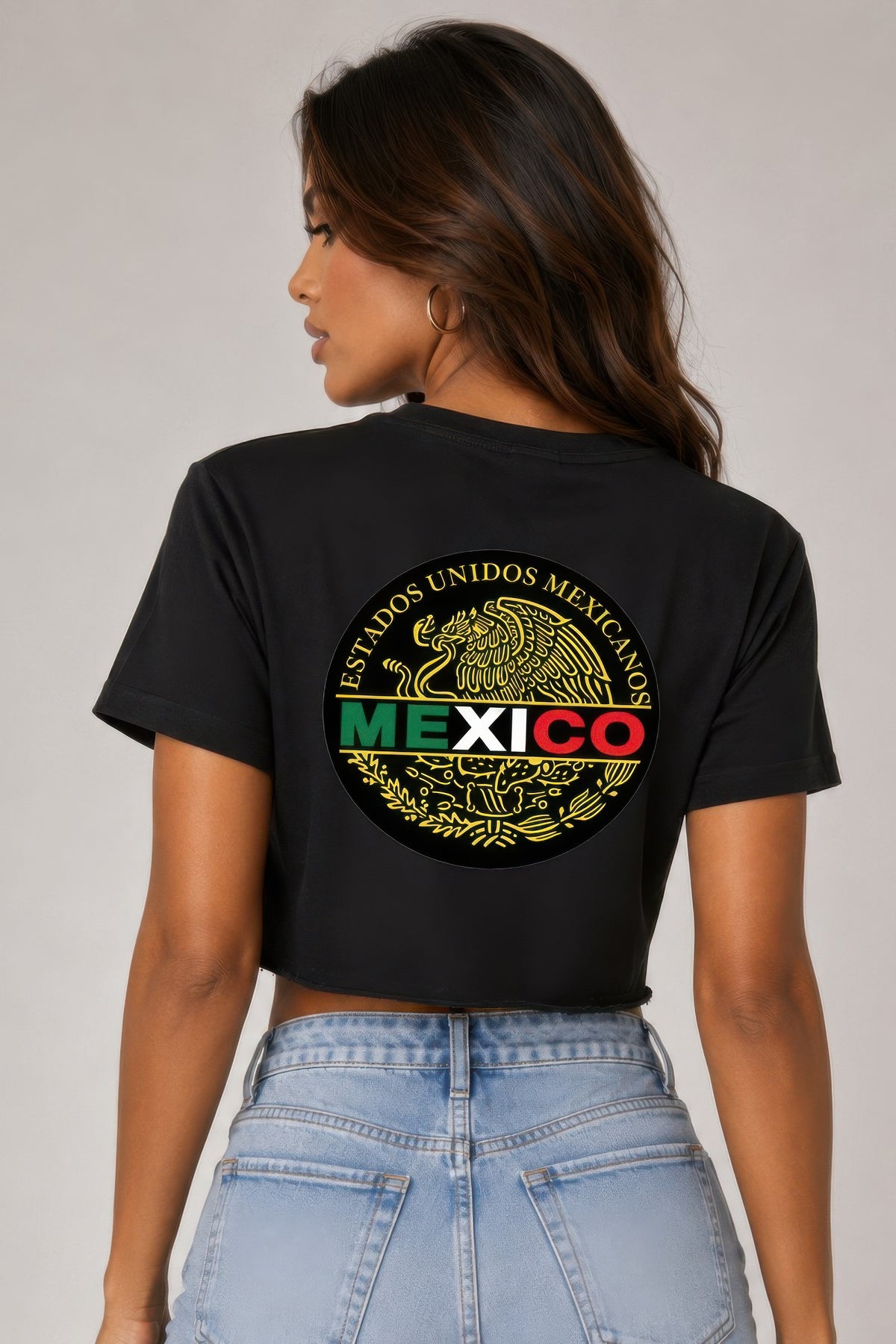 Short Sleeve Cotton Mexico Print Shirt - Style 7