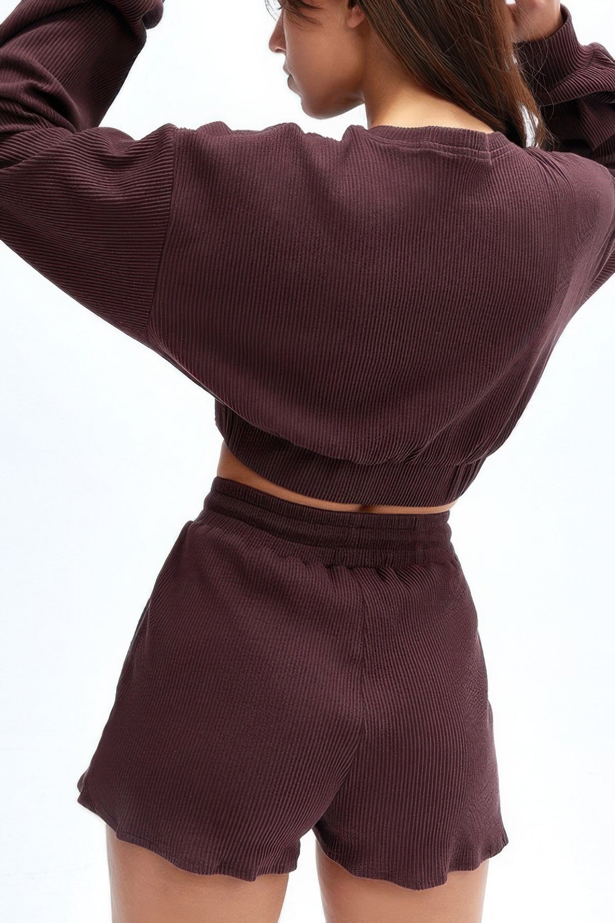Casual Two Piece Set in Mocha