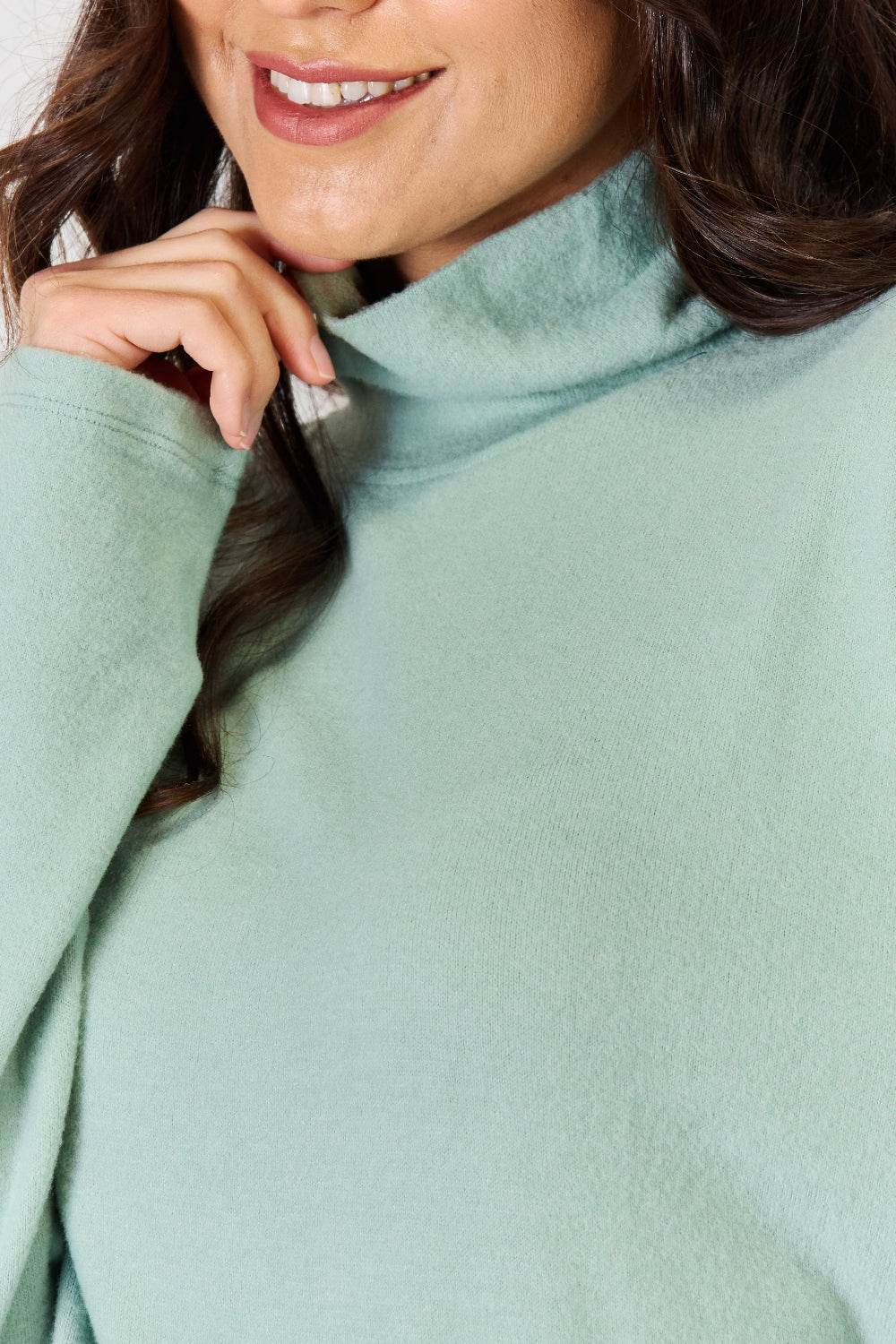 HYFVE Long Sleeve Turtleneck Top - DaTrendStore.Com