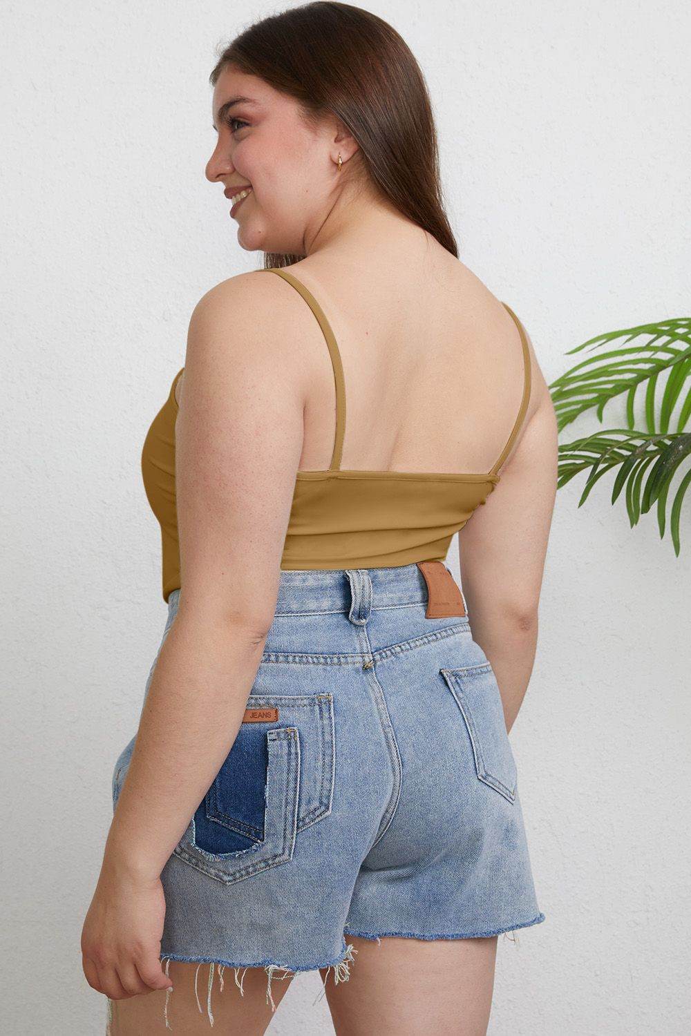 Basic Bae Full Size Round Neck Slim Cami - DaTrendStore.Com
