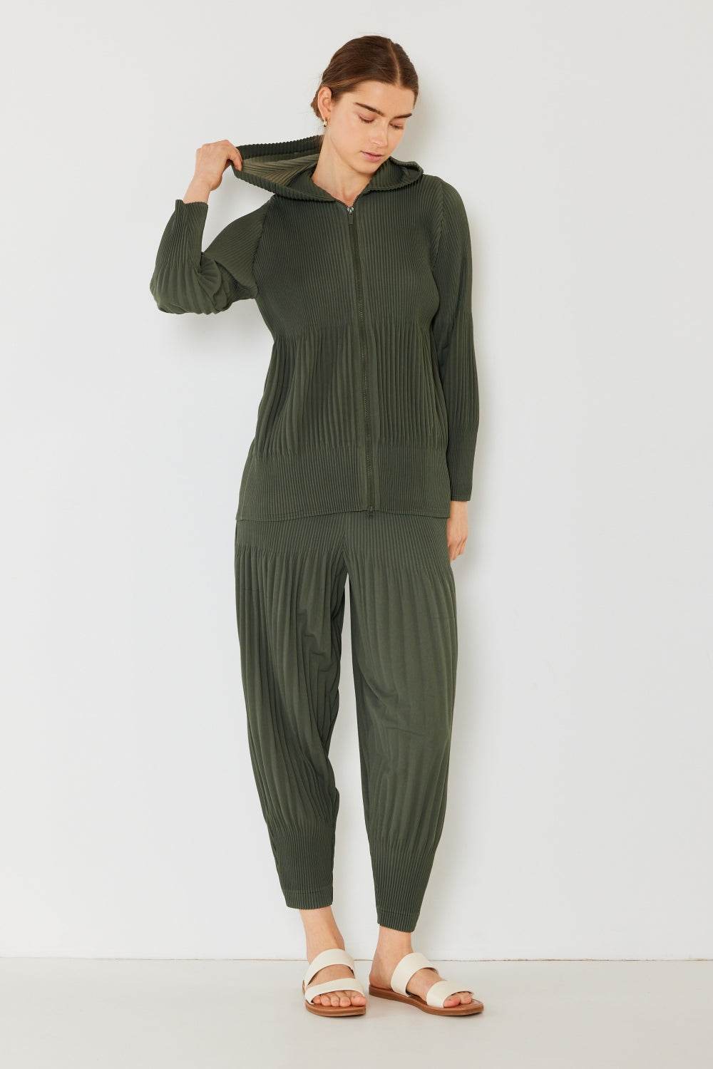Marina West Swim Pleated Unisex Aladdin Plisse Pants - DaTrendStore.Com