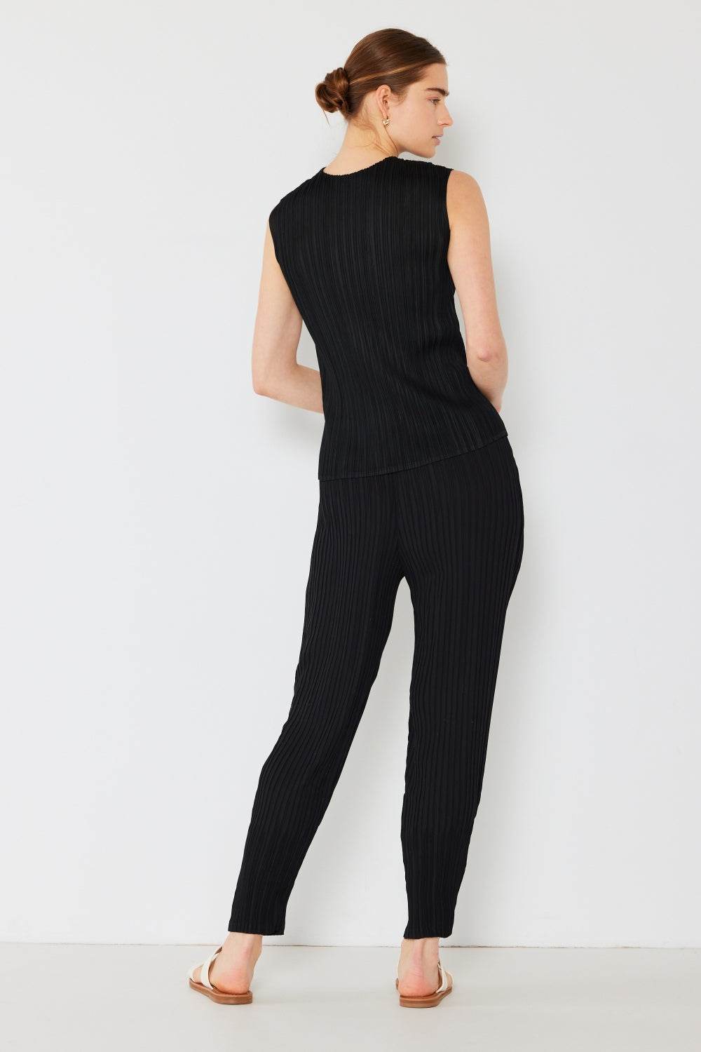 Marina West Swim Pleated Relaxed-Fit Slight Drop Crotch Jogger - DaTrendStore.Com