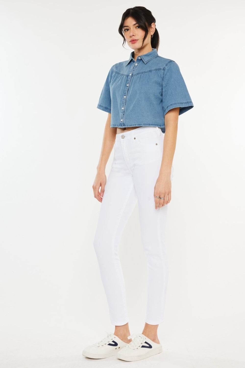Kancan High Rise Ankle Skinny Jeans - DaTrendStore.Com