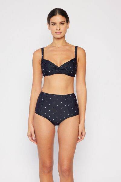 Marina West Swim Take A Dip Twisted High-Rise Bikini Set - DaTrendStore.Com