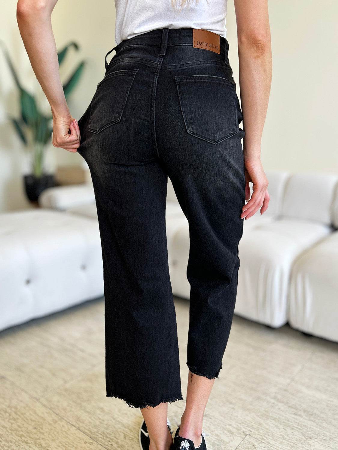 Judy Blue Full Size High Waist Button Fly Jeans - DaTrendStore.Com
